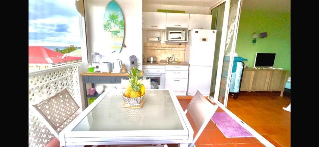 Guadeloupe- Saint-Francois- Residence Anse Des Rochers - Appartement Quart De Villa Etage - Vue Mer- 4 Personnes - Lit Bebe Sur Demande - Citerne Et Wifi Prives -Animaux Ok-Acces Plage Direct -Apnee Bien-Etre Experience Sur Demande Avec Instructeur A Exterior foto