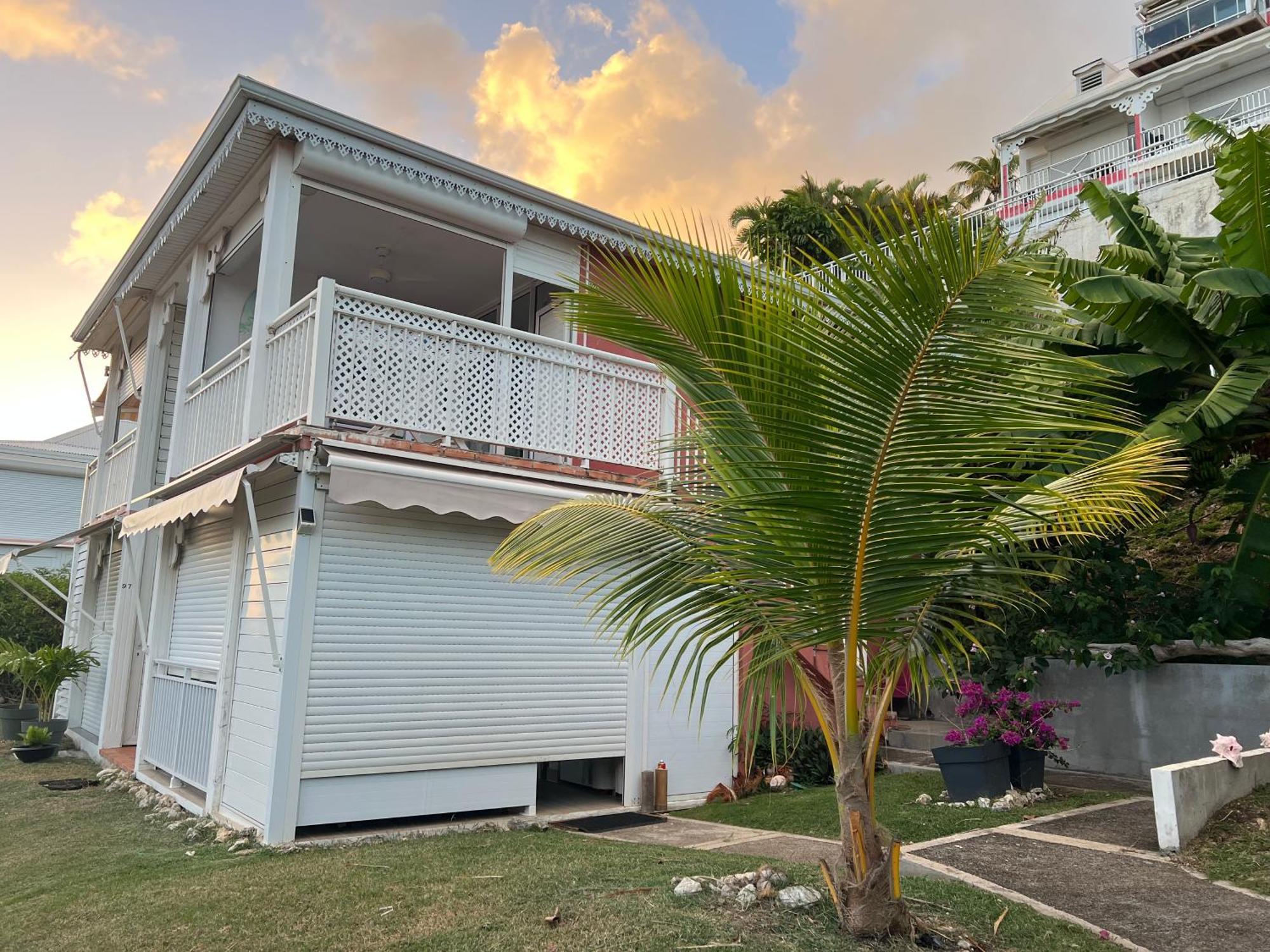 Guadeloupe- Saint-Francois- Residence Anse Des Rochers - Appartement Quart De Villa Etage - Vue Mer- 4 Personnes - Lit Bebe Sur Demande - Citerne Et Wifi Prives -Animaux Ok-Acces Plage Direct -Apnee Bien-Etre Experience Sur Demande Avec Instructeur A Exterior foto